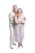 © aletia2011 - Portrait of happy senior couple posing on white background
