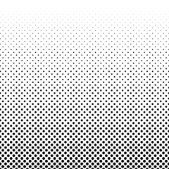 Wall Mural - Black and white halftone background vector