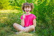 © Svetlana - Happy little girl brushing her teeth. Dental hygiene. Healthy concept
