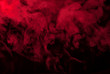 Leinwandbild Motiv red smoke or black vapor for wallpaper