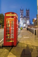 Wall Mural - View of the Westminster Abbey in London