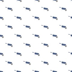 Poster - one wheel barrow pattern seamless vector repeat for any web design