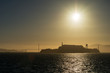 Alcatraz - Gefängnis im Gegenlicht (Sonnenuntergang)