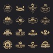 © ylivdesign - Crown royal logo icons set. Simple illustration of 16 crown royal logo vector icons for web