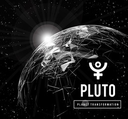 pluto, the planet responsible in astrology for the transformation, rebirth, the collective energy of