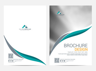 Wall Mural - brochure template flyer design vector background