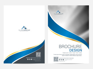 Wall Mural - brochure template flyer design vector background