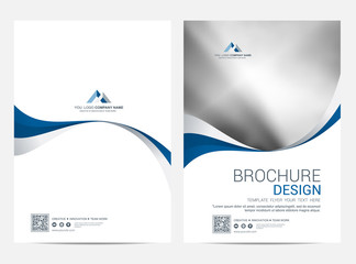 Wall Mural - brochure template flyer design vector background