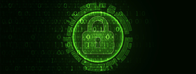 Secure digital space. Virtual confidential, programming protection.