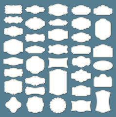 Wall Mural - vintage frames collection. vector