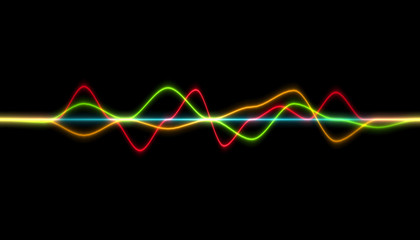 Aufkleber - frequency audio music equalizer digital .digital music player waveform, hud for sound technology or tune bar, recorder signal. Song studio or music sound theme