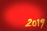 Fototapeta Tematy - Happy New Year background with golden christmas elements