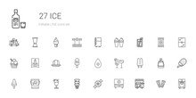 Ice Icons Set
