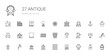 © NinjaStudio - antique icons set