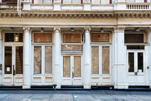 Luxury Old Storefront In Remodeling In New York