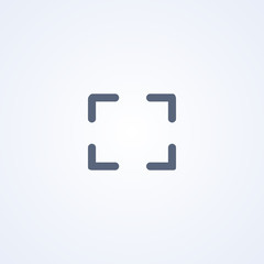 Poster - Full screen, vector best gray line icon