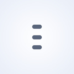 Poster - Navigation interface, menu, vector best gray line icon