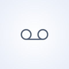 Poster - Rewind film, vector best gray line icon