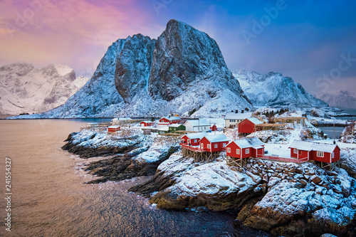 Fotografía Hamnoy fishing village on Lofoten Islands, Norway