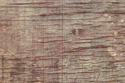 Fotografie, Obraz Old cracked painted wooden veneer background
