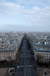 View of paris from Arc de Triomphe