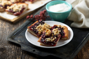 Wall Mural - Homemade berry pie