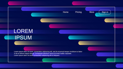 Geometric colourful background, fluid trendy color. Eps10 vector. 