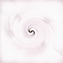 Wall Mural - Spiral movement. Line rotation. White, beige and brown colors. Abstract design.