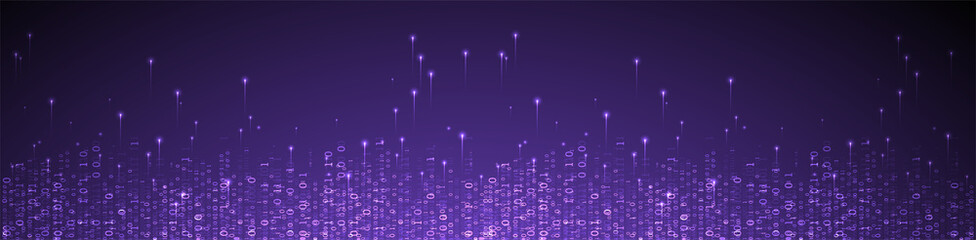 Abstract technology concept. High computer color background. Vector illustration