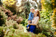 © justesfir - Beautiful young mother with child in park with sunshine, happy mothers day
