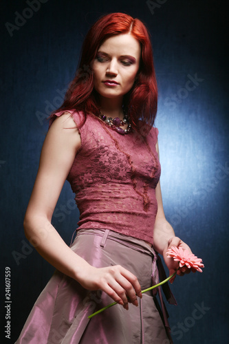 Fotografie, Obraz Portrait of a beautiful young sexy woman