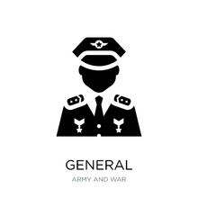 General Icon Vector On White Background, General Trendy Filled I
