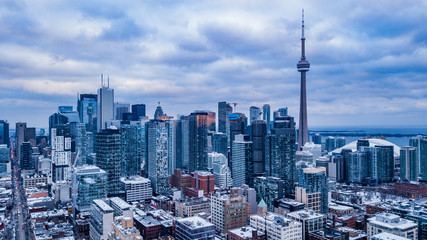 Sticker - Downtown Toronto CN Tower Aerial