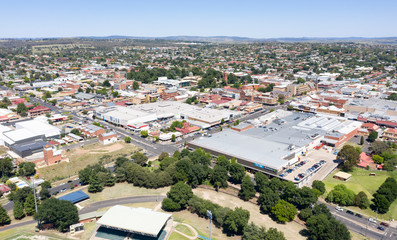 Wall Mural - the central western new south wales town of bathurst.