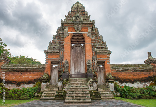 An Iconic Entrance Gate To The Inner Shrine Of Pura Taman
