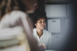 © ReeldealHD images - African American businesswoman listening in a meeting