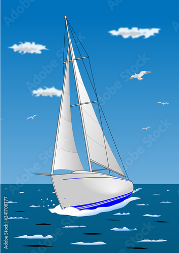 白いヨットのイラスト Buy This Stock Vector And Explore Similar 白いヨットのイラスト Buy This Stock Vector And Explore Similar