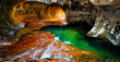 © Tandem Stock - The subway formation in Zion National Park.