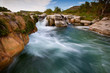 © Tandem Stock - Dolan Falls Preserve, Texas:  Horizontal landscape of the Dolan falls during sunset.