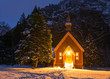 © Tandem Stock - Small church illuminated at night