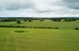 Fototapeta Do pokoju - Aerial view of the Cheshire countryside