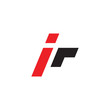 ir logo letter design