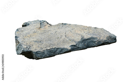 Fototapeta rock isolated on white background
