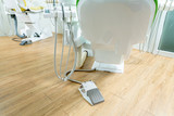 Fototapeta  - Dental Medical Clinic with Doctor and Patient and Equipment Concept