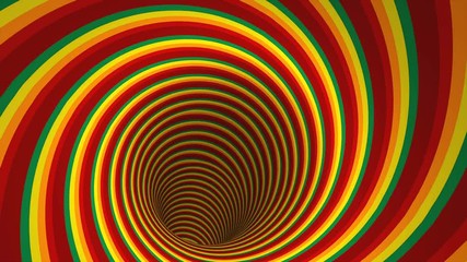 Poster - Abstract swirl cartoon style tunnel, immitation of trip in universe, computer generated background, 3D rendering