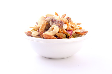 Wall Mural - mix dry fruits in bowl