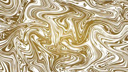 Wall Mural - Marble gold texture seamless background. Abstract golden luxury pattern. Liquid fluid marbling flow effect for cover, fabric, textile, wrapping or print. Seamless pattern, business background