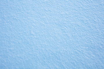 Poster - background of fresh snow texture in blue tone