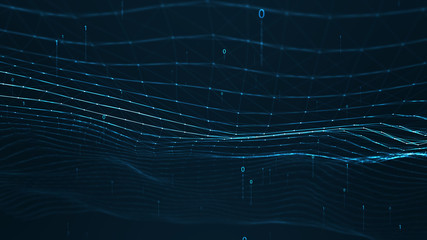 Poster - technology plexus network concept.