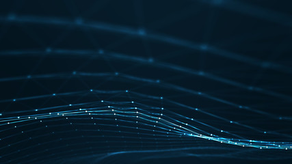 Poster - technology plexus network concept.